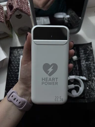 Повербанк Heart Power 20000 мА·ч 22.5 Вт Li-Polymer USB-C фото от покупателей 5