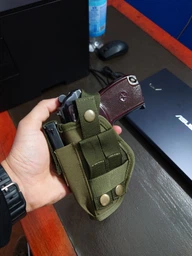 Кобура ВОЛМАС для ПМ с системой крепления Molle с чехлом подсумком для магазина пиксель фото от покупателей 1