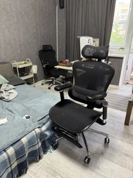 Крісло офісне з підставкою для ніг Sihoo DORO C300 Pro Mesh Black with footrest фото від покупців 1