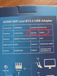 WiFi адаптер для ПК вайфай для ноутбука и компьютера Wi-Fi беспроводной модуль USB Bluetooth вай фай dual band 2.4/5GHz Wi Fi блютуз сетевой приемник с антенной игровой вай-фай двухдиапазонный и скоростной ресивер