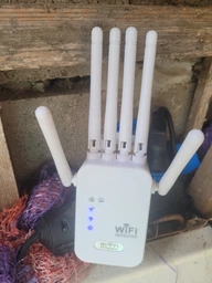 Wi-Fi ретранслятор усилитель до 300м² для роутера 300Мб/с, двухдиапазонный 2.4G + 5G вай фай ретранслятор усилитель сигнала - WIFI повторитель с LAN портом - расширитель покрытия сети
