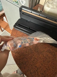Вакууматор побутовий для продуктів їжі Vacuum Sealer 120W вакууманий пакувальник автоматичний + 10 пакетів фото от покупателей 2