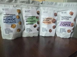 Натуральні конфети без цукру FloverFood "ВОЛОСЬКИЙ ГОРІХ" 180 г