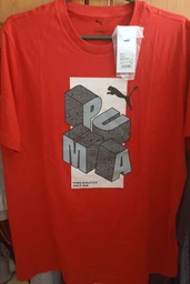 Футболка хлопковая длинная мужская Puma Graphics 69178201 XL Black с принтом (4069161658723)