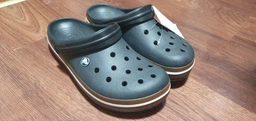 Мужские кроксы Crocs Crocband Gum 212756-001 45-46 (M11) 29 см Black (198445372841)