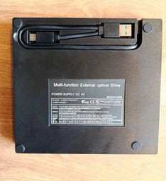 Внешний CD/DVD RW дисковод USB 3.0 хаб 7в1 Type-C оптический привод двд юсб с кардридером Micro SD для ноутбука MacBook компьютера ПК чтение запись дисков портативный для фильмов музыки и фото Windows MacOS Linux (LNP2031)