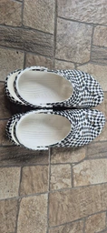 Мужские кроксы Crocs Classic Warped Checker Clog Whi/Blk 211007-103 46-47 (M12) 30 см White/Black (198445124211) фото от покупателей 1