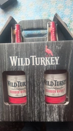 Подарочный набор Виски Wild Turkey 81 0.7 л 40.5% х 2 шт в подарочной коробке (4820180020317)
