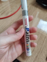 Универсальный Красящий Маркер TOYO Paint Marker - Серебристый Металлик