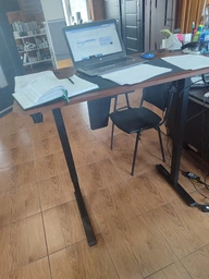 Стіл з електро-регулюванням висоти 120 X 60 см Flexi Desk Black Carbon 27991 фото від покупців 1