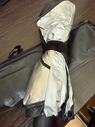 Зонтик автомобильный на лобовое стекло солнцезащитный экран козырек для авто 75*130 см фото от покупателей 1