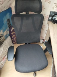 Крісло комп'ютерне офісне ергономічне OfficePro Aero Black (OC490B) фото від покупців 1