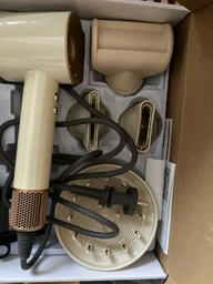 Профессиональный фен-стайлер для волос Super Hair Dryer Fan 5в1 1600Вт многофункциональный с 5 сменными магнитными насадками DSP-30658