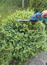 Аккумуляторний кущоріз ножниці садовий гілкоріз електричний триммер Garden + 2 аккумулятора в комплекті фото від покупців 5