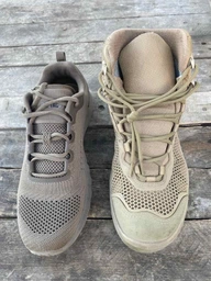 Кросівки M-tac Summer Light Dark olive демісезонні чоловічі 43 р. дихаючі з натуральної шкіри посилений носок з гумовим напиленням для спорту активного способу життя повсякденні