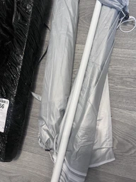 Пляжна парасолька з нахилом 200 см Umbrella Anti-UV ромашка Синій нейлон (SH779457)