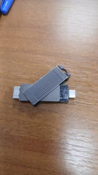 Флешка Двосторонняя Брелок Поворотная 2 в 1 для ПК и телефона PHILIPS 60UT USB 3.2 + Type-C OTG 64 гб Super Speed 150Mb/s Black фото от покупателей 1