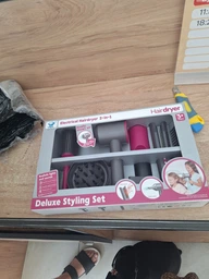 Дитячий ігровий набір перукаря Deluxe Styling Set з феном, праскою для волосся та аксесуарами 6 предметів 1019