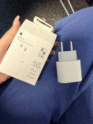 Зарядное устройство с быстрой зарядкой Apple 35W, USB-C, iPhone 15, iPhone 16, iPhone 17, MacBook, Apple Watch и AirPods, Xiaomi, универсальное