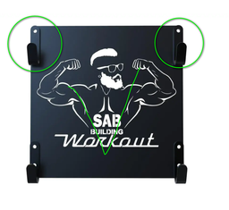 Турнік бруси на стіну Workout з рамкою SAB 5 в 1 (4в1) з адаптивною спинкою для преса Розбірний домашній настінний спортивний тренажер (WO) фото від покупців 1