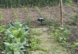 Відлякувач ультразвуковий кротів і птахів змій гризунів Solar Animal Repellent 01 на сонячній батареї + стробоскоп фото від покупців 1