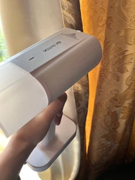 Отпариватель одежды ручной вертикальный мощный паровой отпариватель бытовой пароутюг гладильная система для всех видов тканей глажка рубашек брюк штор парогенератор универсальный с дополнительным резервуаром фото от покупателей 7
