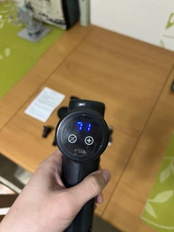 Перкуссионный массажер для тела пистолет для лица бустер 1500mAh вибромассажер для спины рук ног от целлюлита ручной 99 режимов 8 насадок черный (0278-0001) фото от покупателей 1