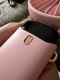Мини-вентилятор аккумуляторный 5в1 с дисплеем, беспроводной USB ручной кондиционер с подставкой для телефона, портативный зеленый фото от покупателей 5