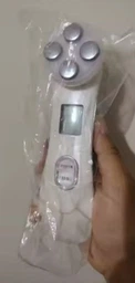 Массажер для лица микротоковый ультразвуковый с функцией EMS RF и LED светотерапии с микротоками скрабер с эффектом лифтинга и омоложения кожи 5в1 фото от покупателей 4