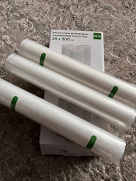 Сменная пленка к вакуумному упаковщику RZTK Vacuum Bag 28x300 см (3 шт) фото от покупателей 2