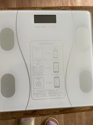 Смарт-весы, умные напольные весы Domotec Smart Scale 2, электронные, фитнес, Bluetooth, 180 кг, черные фото от покупателей 2