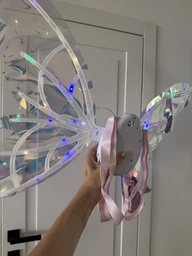 Крила феї Fairy wings Light 813-94 рухливі, музичні, з світловими ефектами