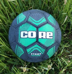 М'яч для вуличного футболу для асфальту Core Street Soccer 7942 5 Black-Orange фото від покупців 3