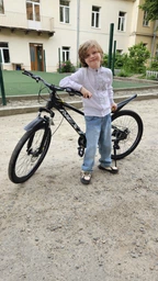 Велосипед Crossbike Next 2025 24" 11" Чорний-Зелений