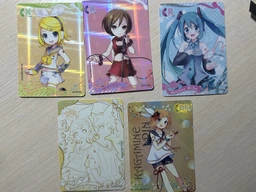 Колекционные карточки вокалоид Хацунэ Мику Hatsune Miku 1 пак 5 карточек 1 фото от покупателей 2