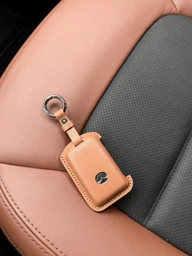 Шкіряний чохол MERE для ключа MAZDA коричневий №2