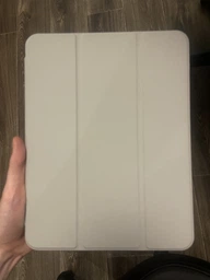 Чохол iPad 10/11 A16 2022-2025 Acrylic Clear Frame Pen Slot light gray фото от покупателей 5