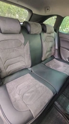5D Чехлы на сиденья для MITSUBISHI L200 2006-2015 Autovalom Flannel черные с серой вставкою фото от покупателей 5