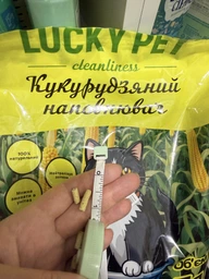 Наполнитель Lucky Pet кукурузный, 7л фото от покупателей 1