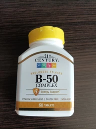 Витамины и минералы 21st Century Vitamin B-50 Complex, 60 таблеток