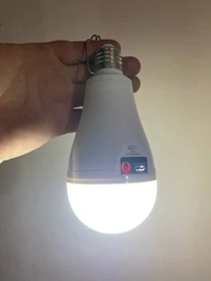 Лампа акумуляторна світлодіодна LED лампочка автономна 3 режими роботи аварійна 20Вт BRS White