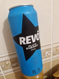 Упаковка слабоалкогольного напитка Revo Kokos энергетический сильногазированный 8.5% 0.5 л х 24 шт (4820252126251_1)