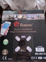 Ваги підлогові розумні фітнес Scale Bluetooth A-PLUS до 180 кг з додатком для телефону батарейки у комплекті Чорний (A28003)