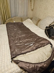 Спальник з капюшоном Naturehike U350 NH20MSD07, (1°C), лівий, зелений фото від покупців 3
