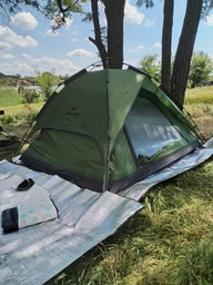 Намет тримісний автоматичний NH21ZP008, блакитний Naturehike