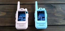 Детская видеорация Video Walkie Talkie 2 шт с HD-камерой, видео- и голосовой связью, Type-C, до 300 м, Blue + Pink