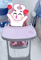Детский Стул для кормления CARRELLO Junior (CRL-1412 Dark Pink)