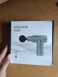 Портативный массажный мини-пистолет 17,5х13,5х5,5 см Massage gun фото от покупателей 2