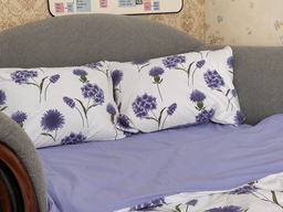 Комплект постільної білизни Бязь Morning Bloom 143х210 см Синій фото від покупців 1