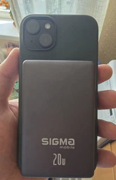 УМБ Sigma mobile X-power SI10A7QL-MAG 10000 mAh 20W MagSafe/PD/QC 2.0-3.1 Metal Grey (4827798955116) фото от покупателей 2